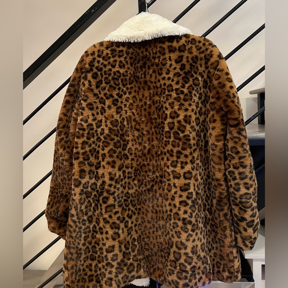 NWOT Derek Lam 10 Crosby Leopard print collared jacket - Picture 3 of 8